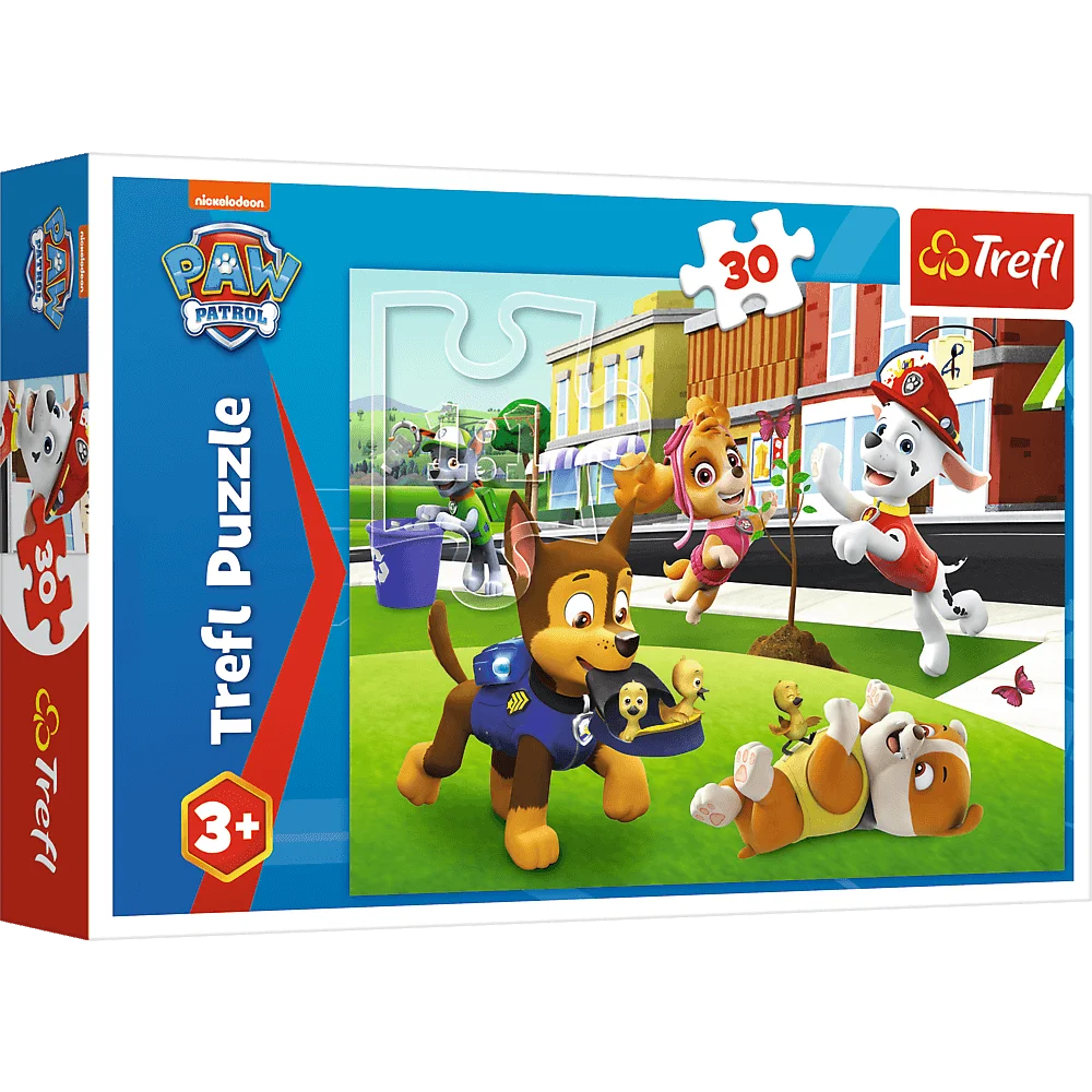 Puzzle - 30 - Dogs In Action - Paw Patrol - Trefl 18306