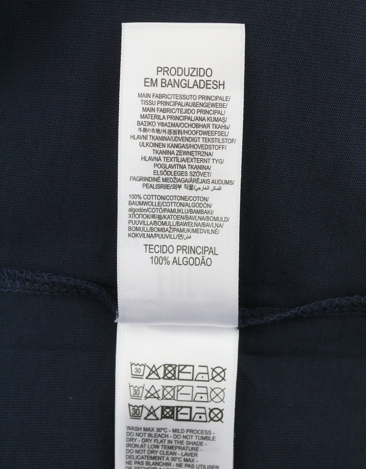 Diesel T-just 260141 Off Men T-shirtdark Blue Cotton Tricot Short Sleeve