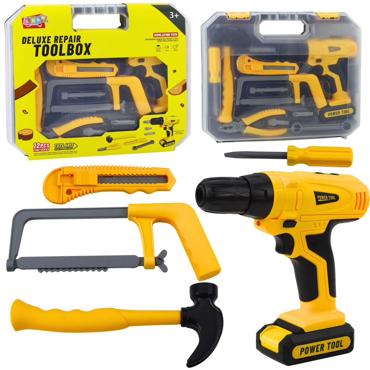 Diy Kit Drill Driver Tools Lights Sounds Suitcase