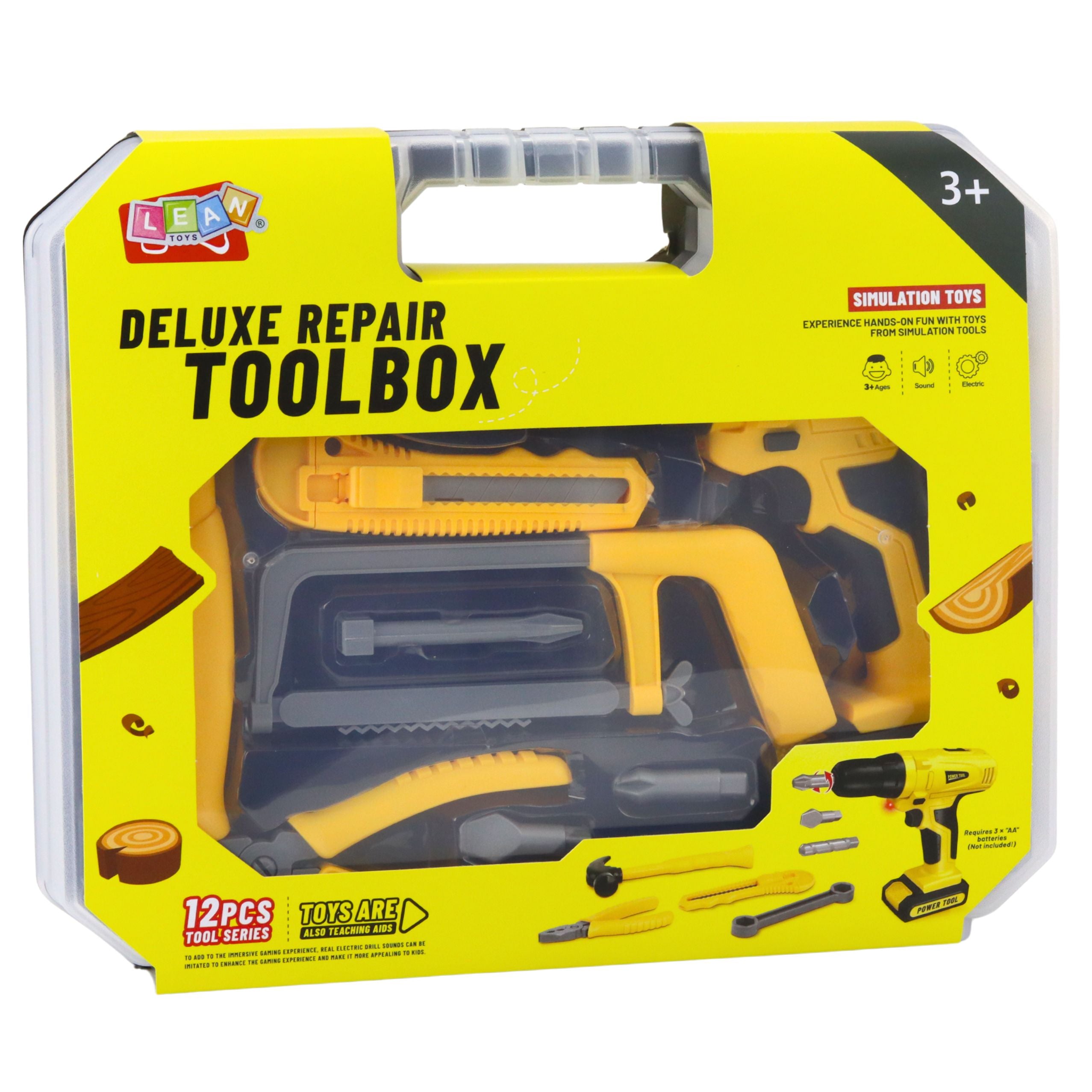 Diy Kit Drill Driver Tools Lights Sounds Suitcase