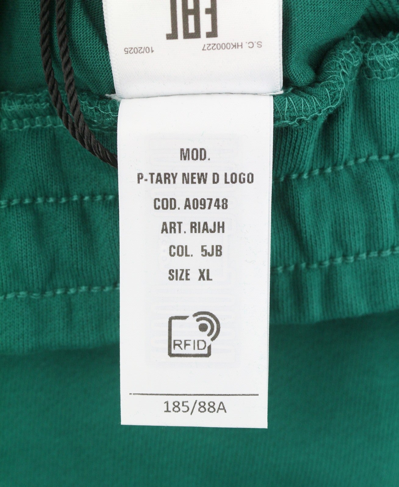 Diesel P-tary New D Logo Men Trousersgreen Drawstring Waist Sweatpants