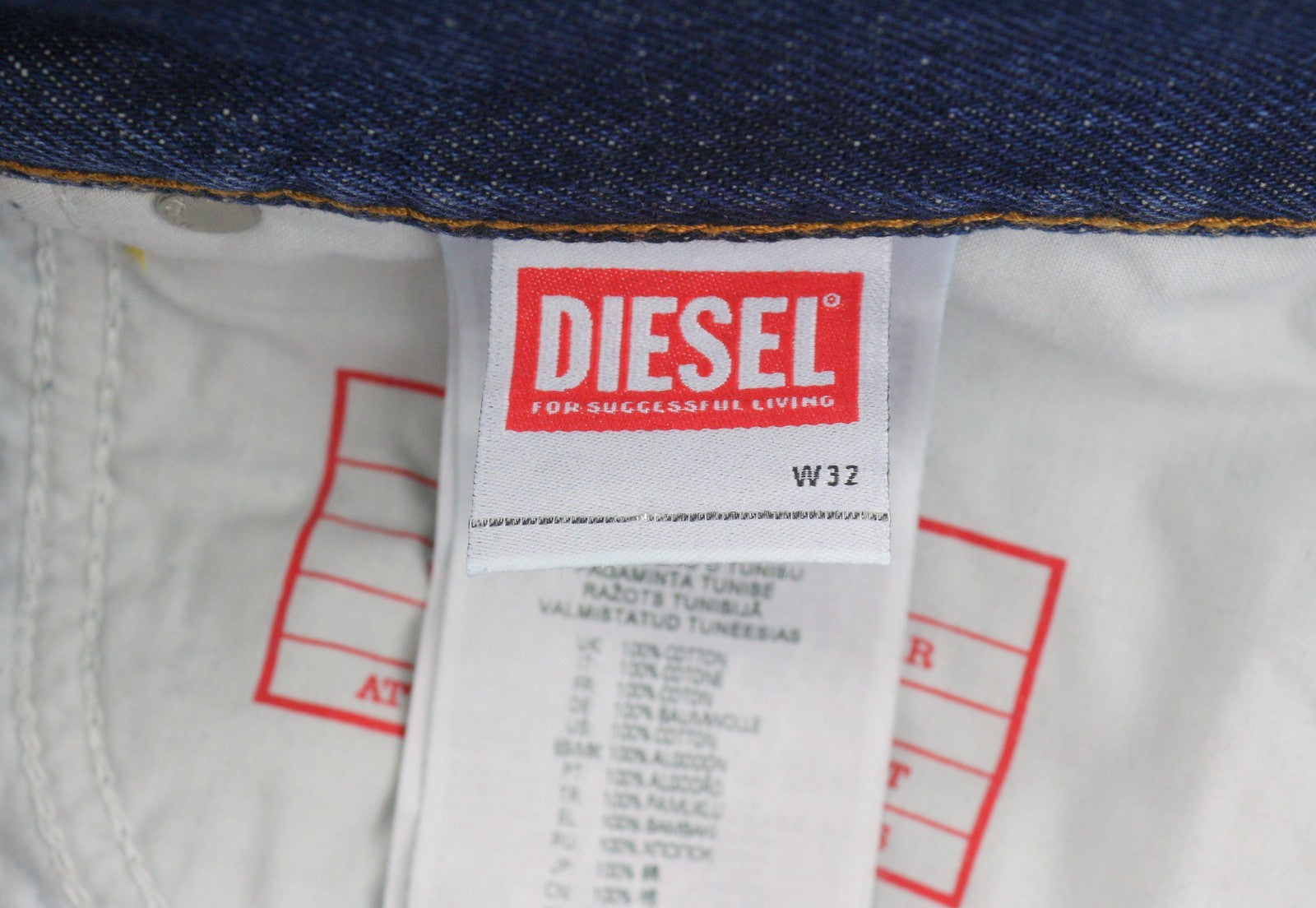 Diesel 2020 D-viker 09c03 Men Jeansblue Faded Regular Straight Rrp160