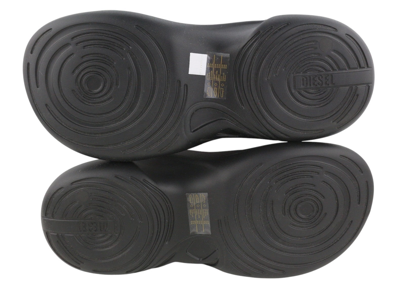 Diesel Sa-maui X Women Sandals Eu38 Black Rubber Mule Flip-flop Unisex Rrp150