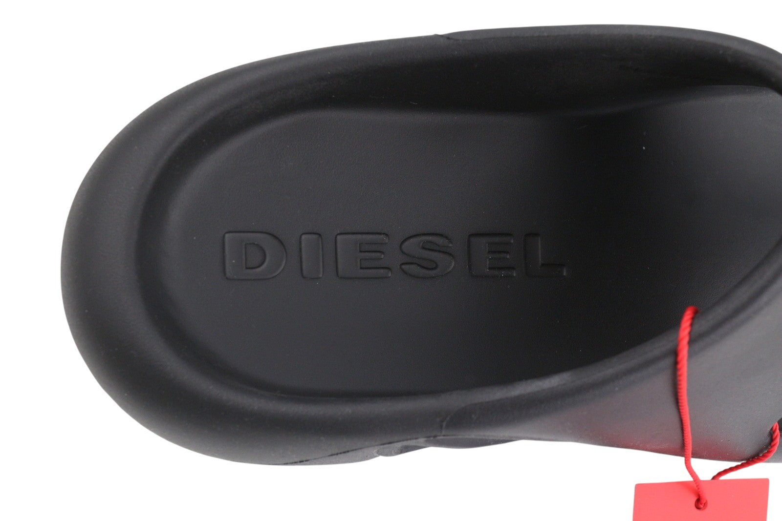 Diesel Sa-maui X Women Sandals Eu38 Black Rubber Mule Flip-flop Unisex Rrp150