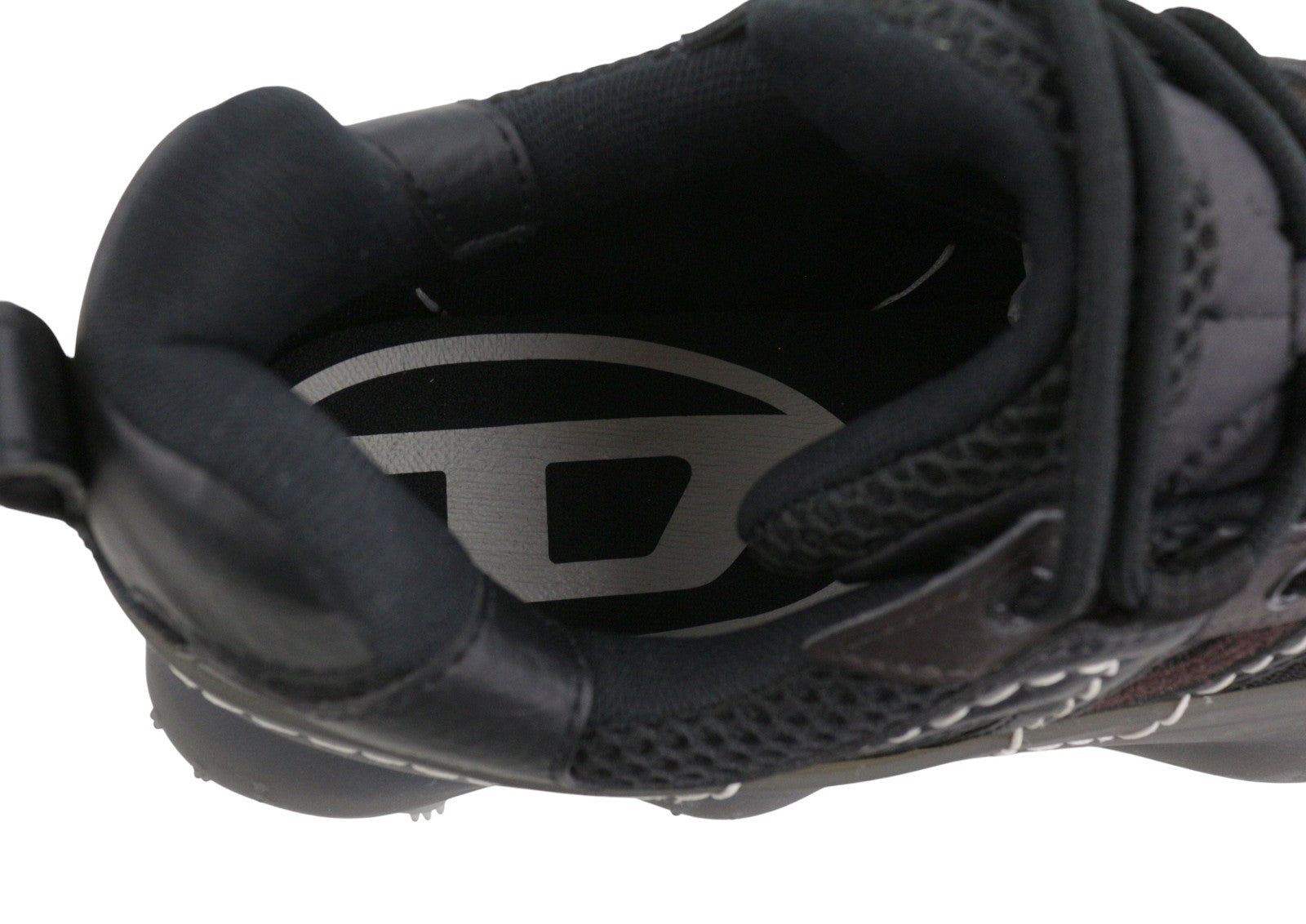 Diesel S-prototype P1 Men Sneakers Eu43 Black Low Top Lace Up Rrp350