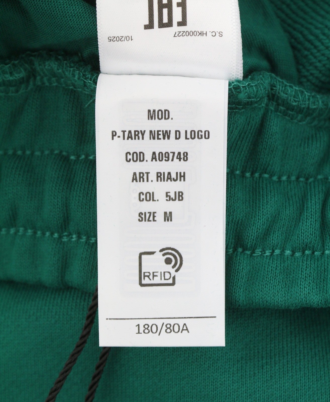 Diesel P-tary New D Logo Men Trousersgreen Drawstring Waist Sweatpants