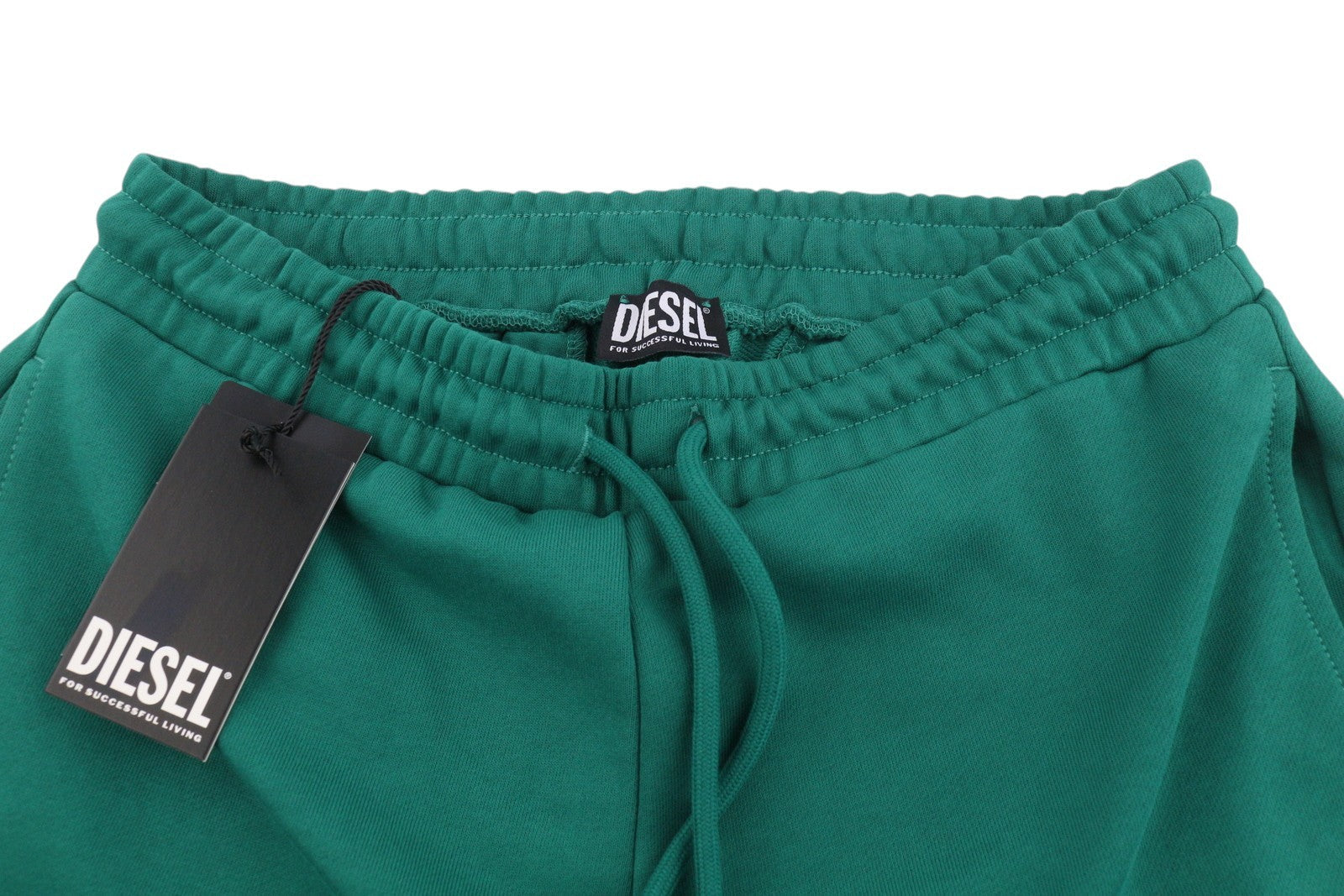 Diesel P-tary New D Logo Men Trousersgreen Drawstring Waist Sweatpants