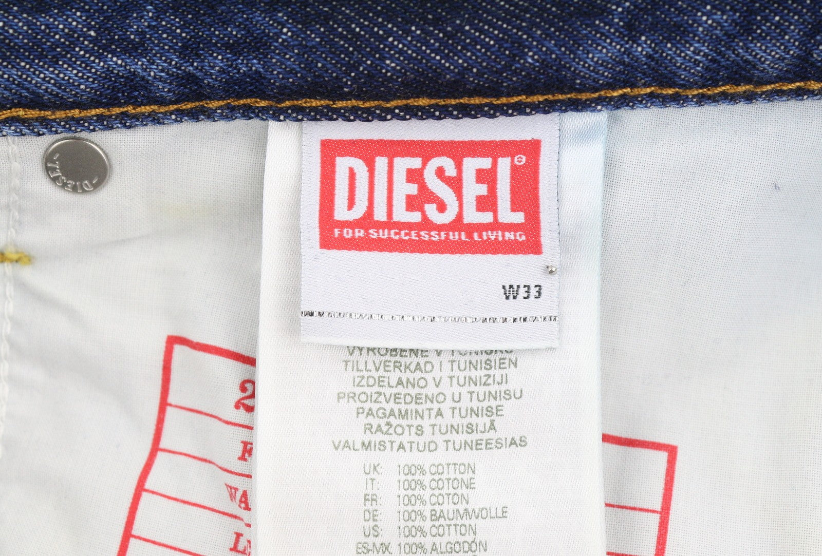 Diesel 2020 D-viker 09c03 Men Jeansblue Faded Regular Straight Rrp160