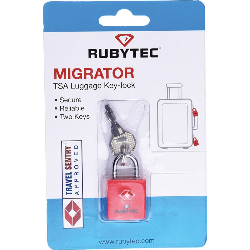 Rubytec Migrator Tsa Luggage Key Lock Red