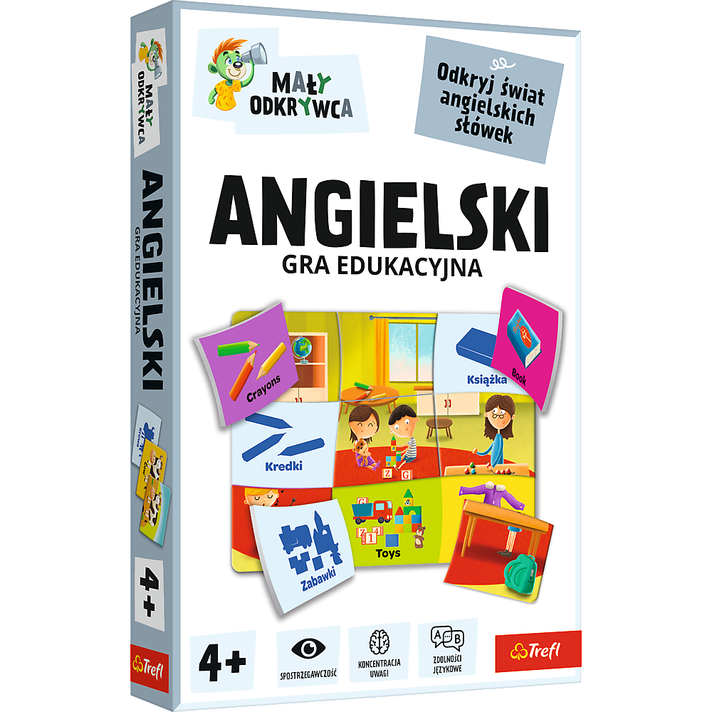 Spiel - Englisch / Little Explorer Trefl 02812