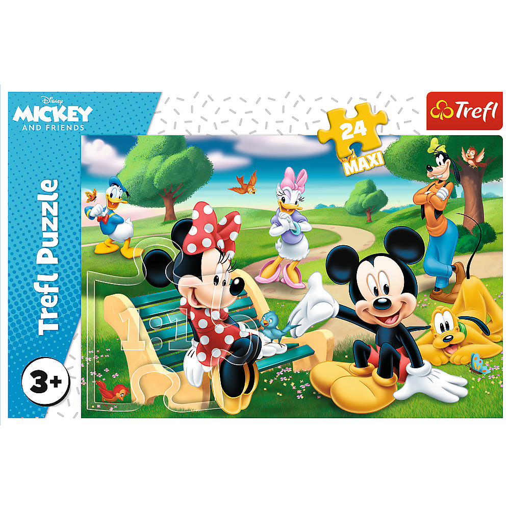 Puzzle - 24maxi - Mickey Mouse With Friends - Disney Standard Characters Trefl 14344
