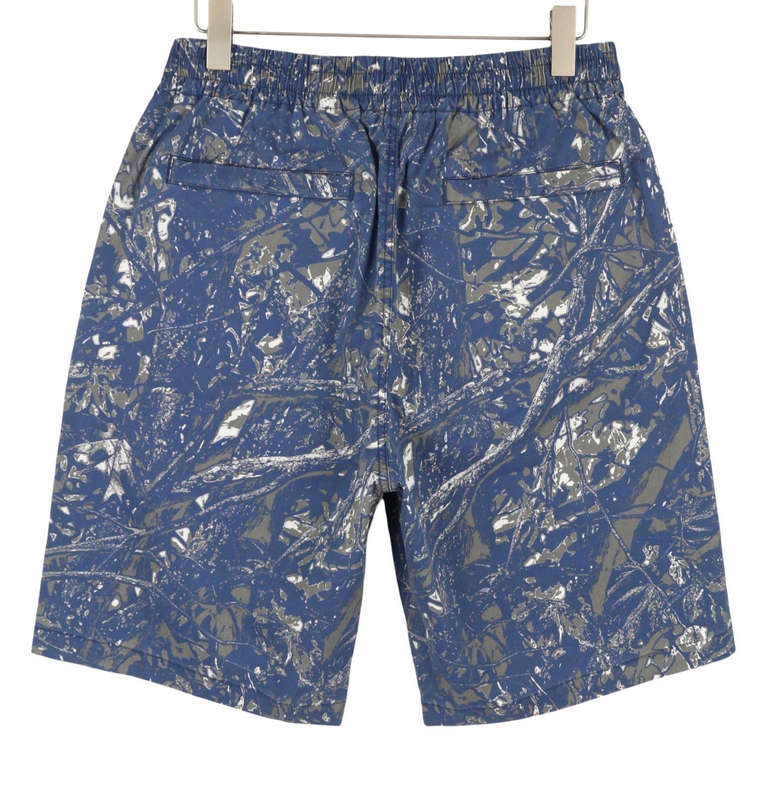 Diesel P-opwik-c Men Shortsblue All-over Graphic Print Straight Rrp195