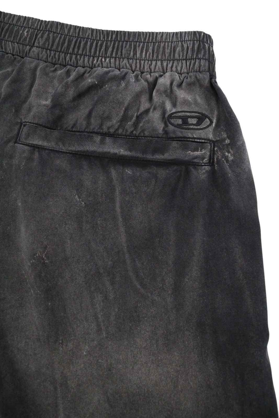 Diesel P-eeklo Men Shorts 52grey Faded Patterned Loose Fit Rrp195