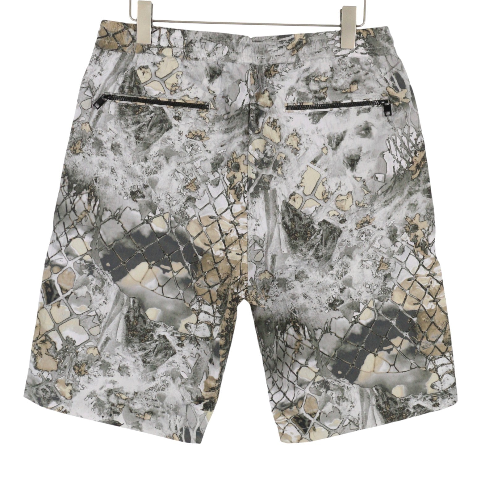 Diesel P-mckell-short-a Men Shorts 52all-over Graphic Print Straight Rrp225