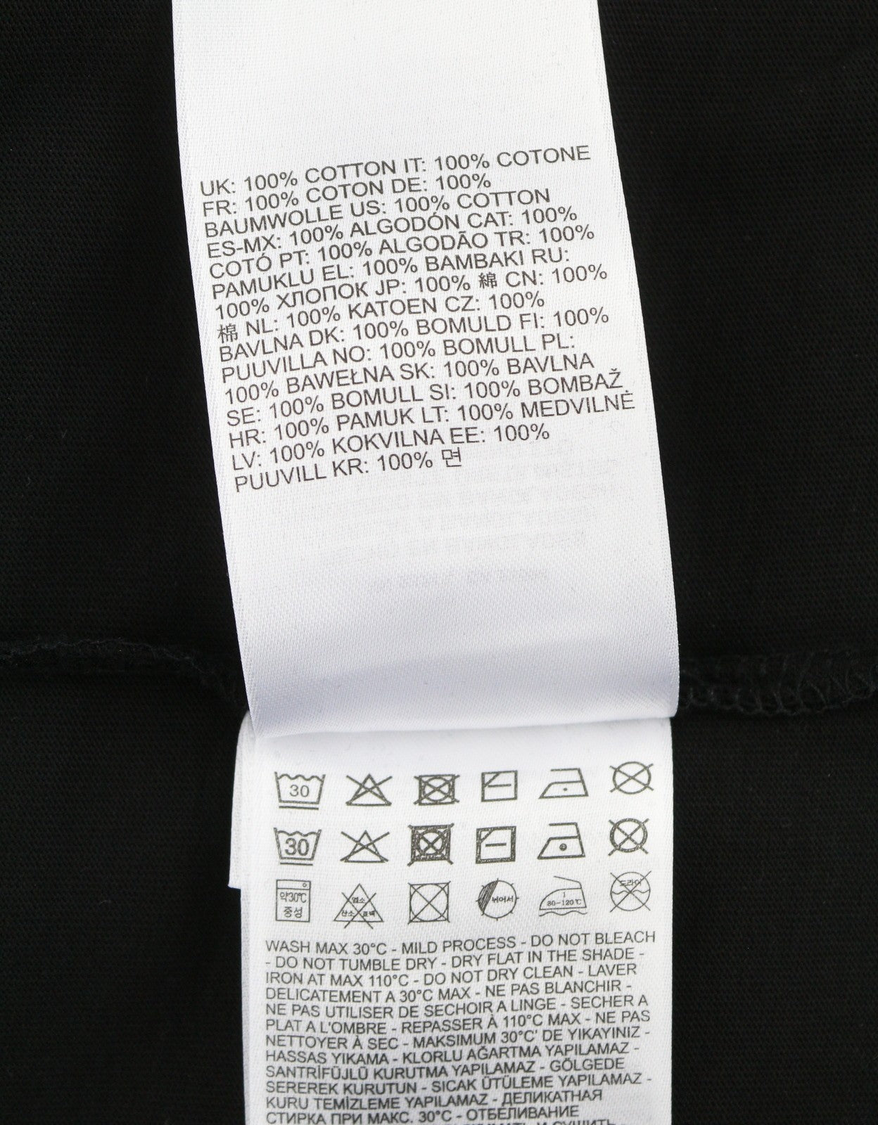 Diesel T-just-l4 Men T-shirtblack Crew Neck Cotton Pull On Short Sleeve