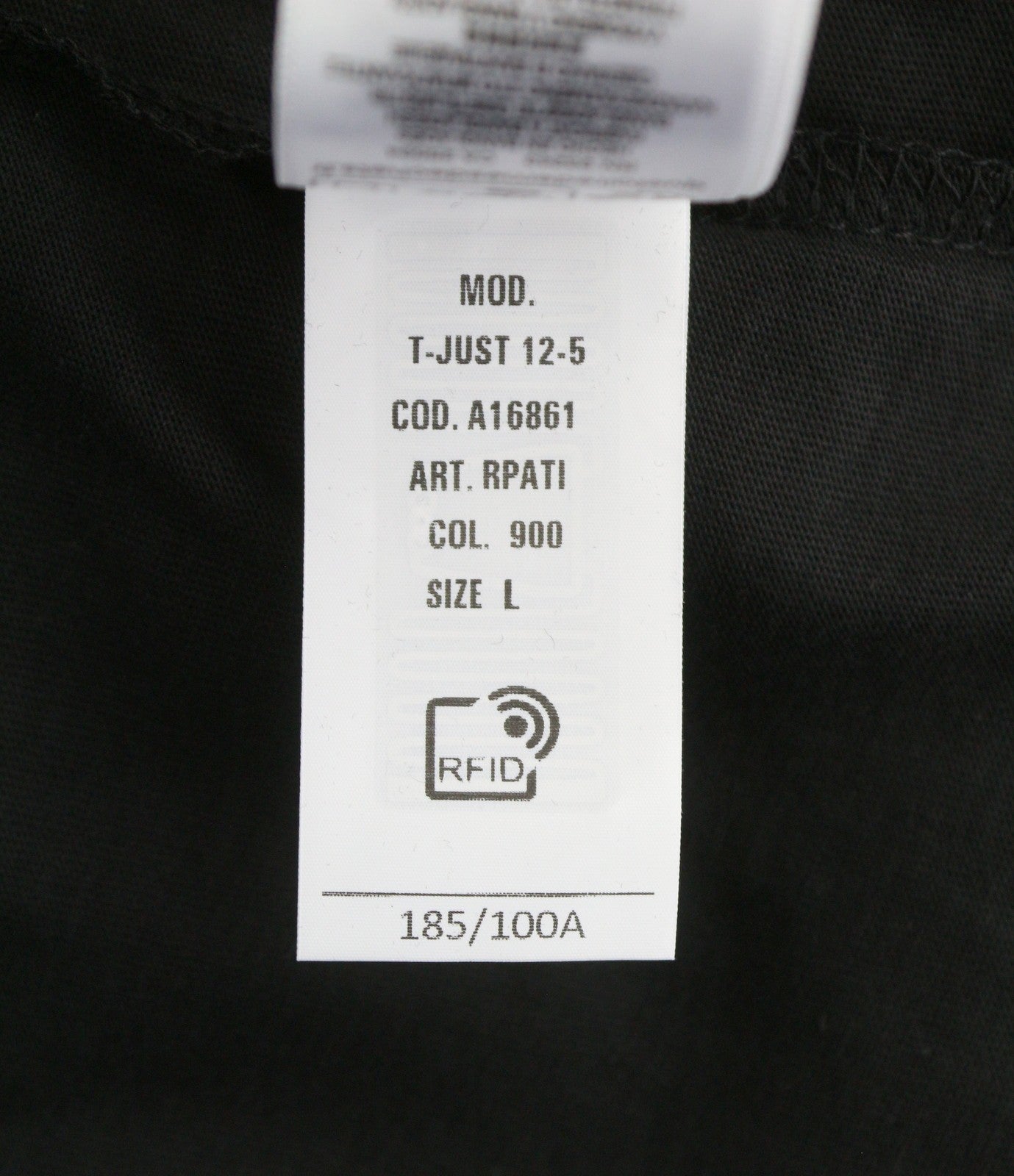 Diesel T-just 12-5 Men T-shirtblack Cotton Tricot Crew Neck Short Sleeve