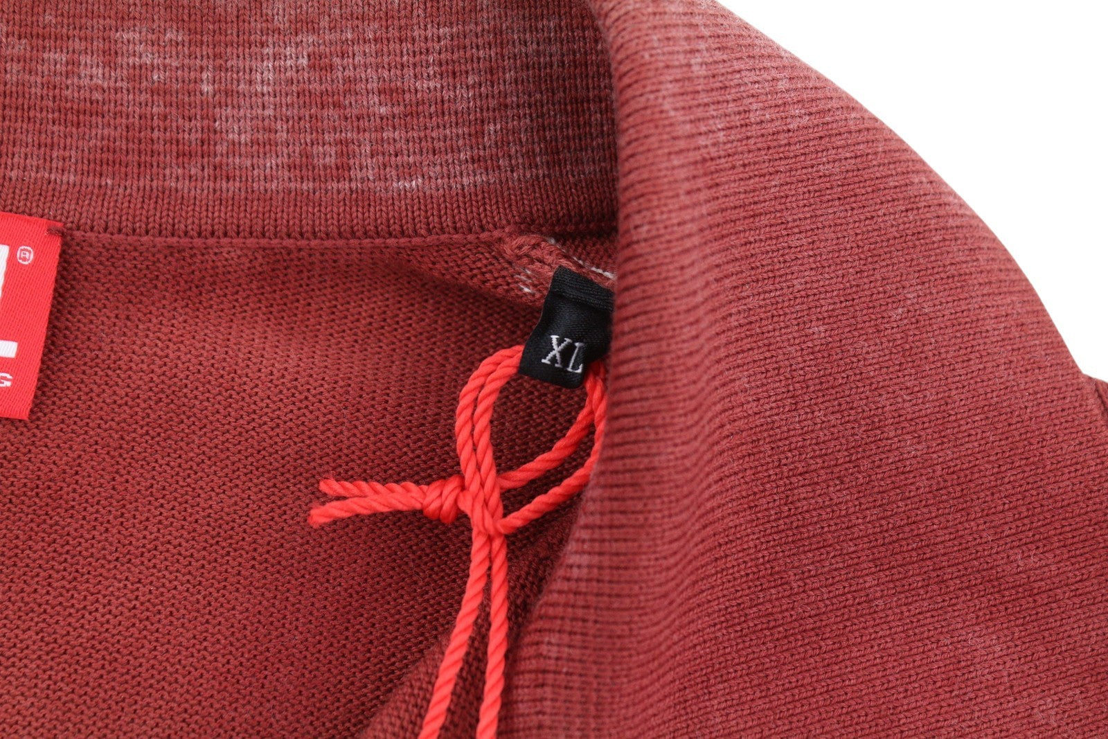 Diesel K-lorenzo Men Jumperred Faded Cotton Knit Polo Pull On Rrp250