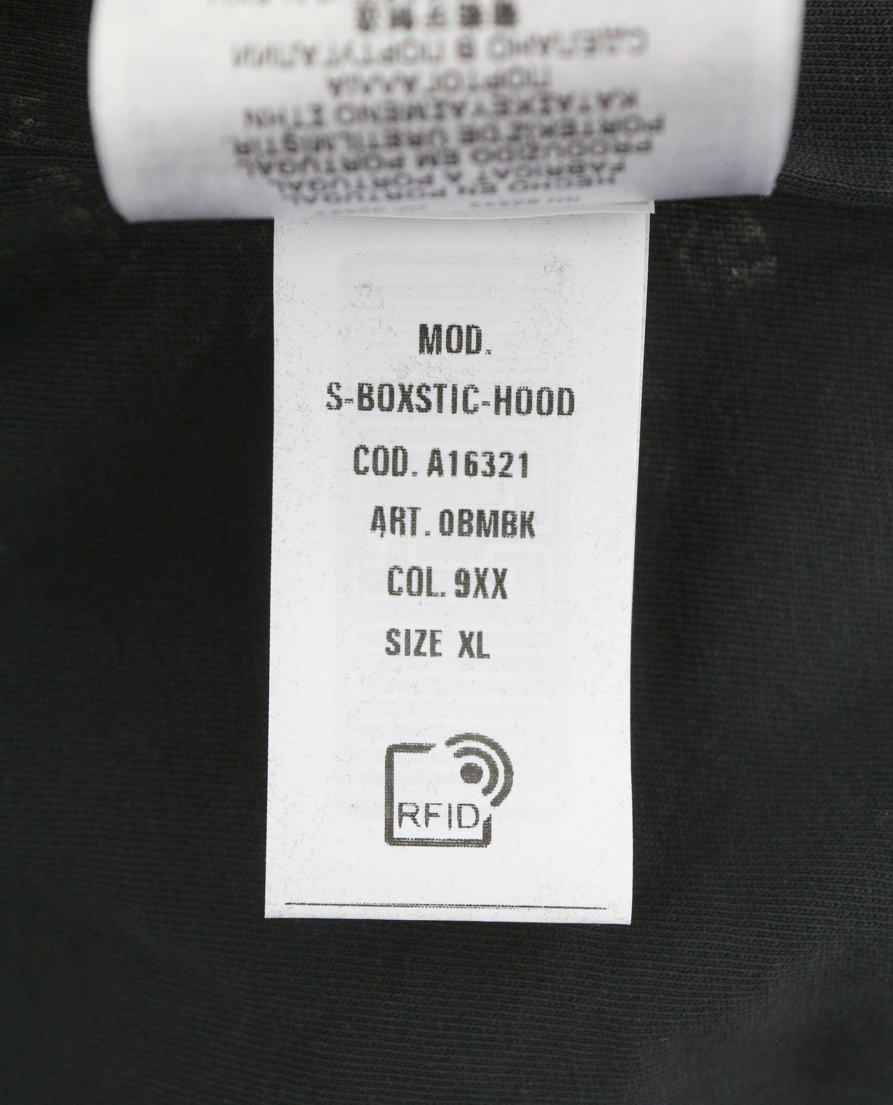 Diesel S-boxstic-hood Men Hoodiegrey Acid Washed Oversized Unisex Rrp295