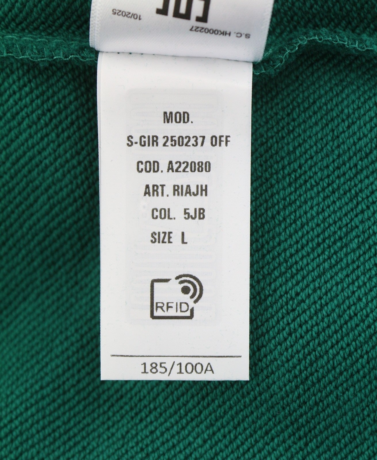 Diesel S-gir 250237 Off Men Sweatshirtgreen Crew Neck Pull On Rrp125