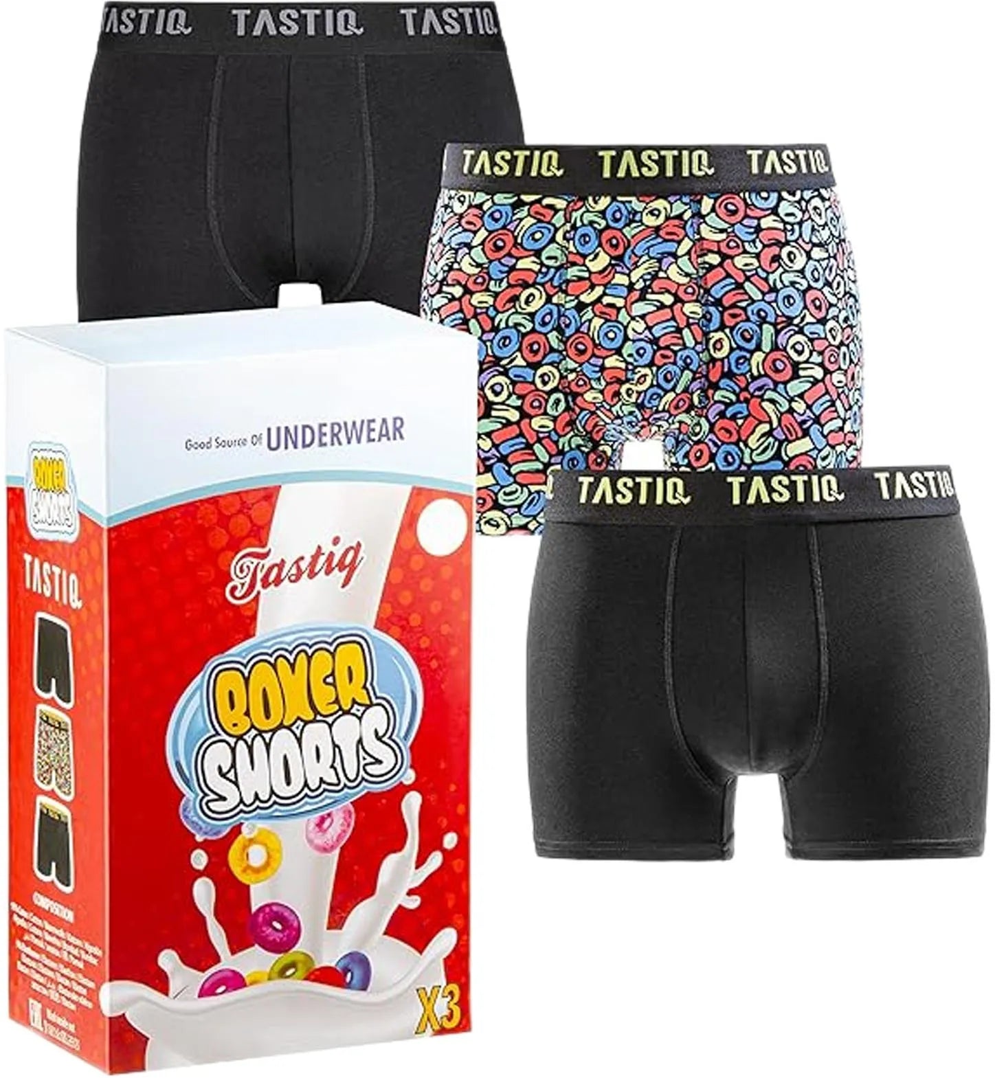 Боксерки Tastiq Kellogs 3-pack Giftbox Black 2xl