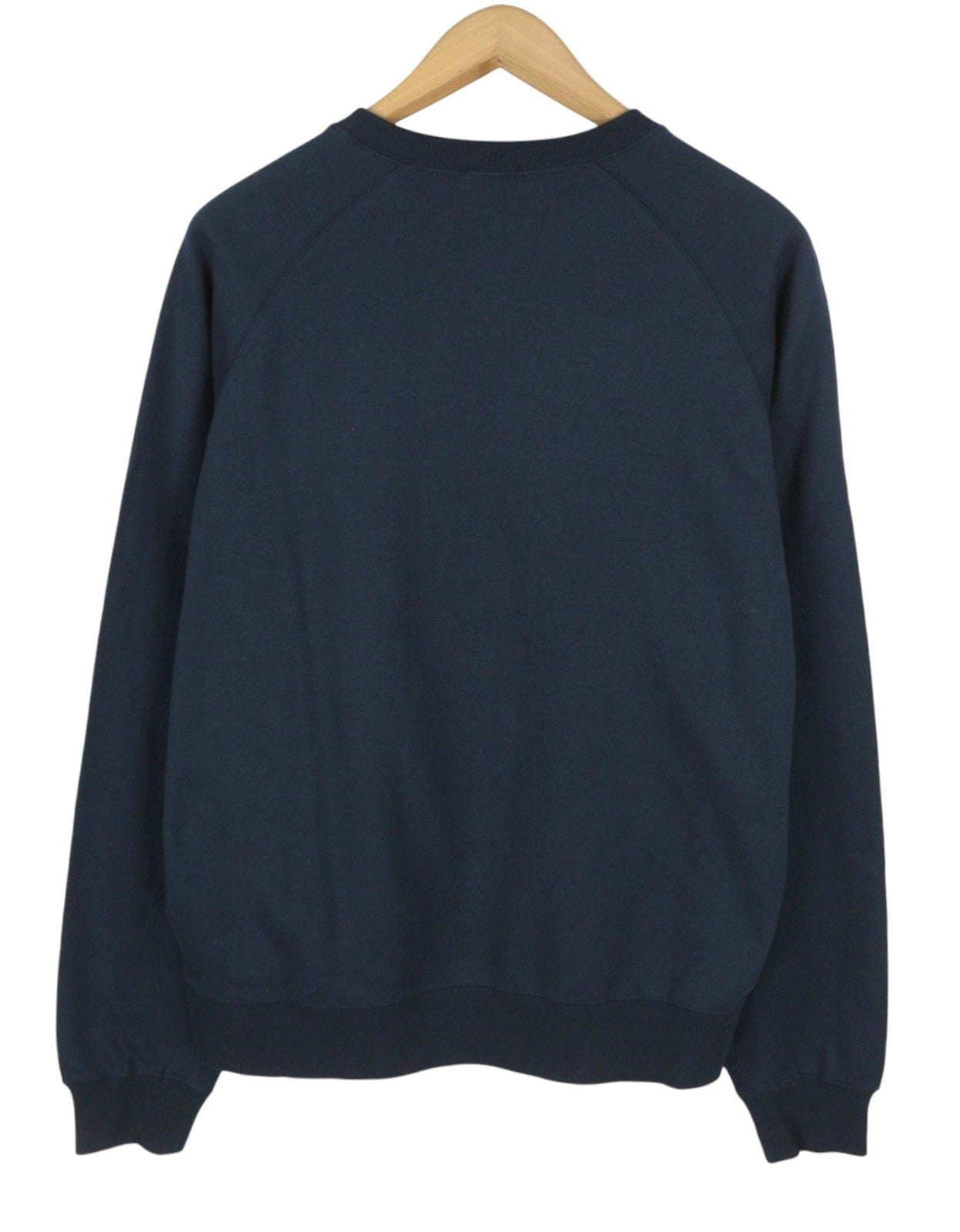 Diesel S-raglan-waf Men Sweatshirtblue Crew Neck Front Logo Pull On Rrp175