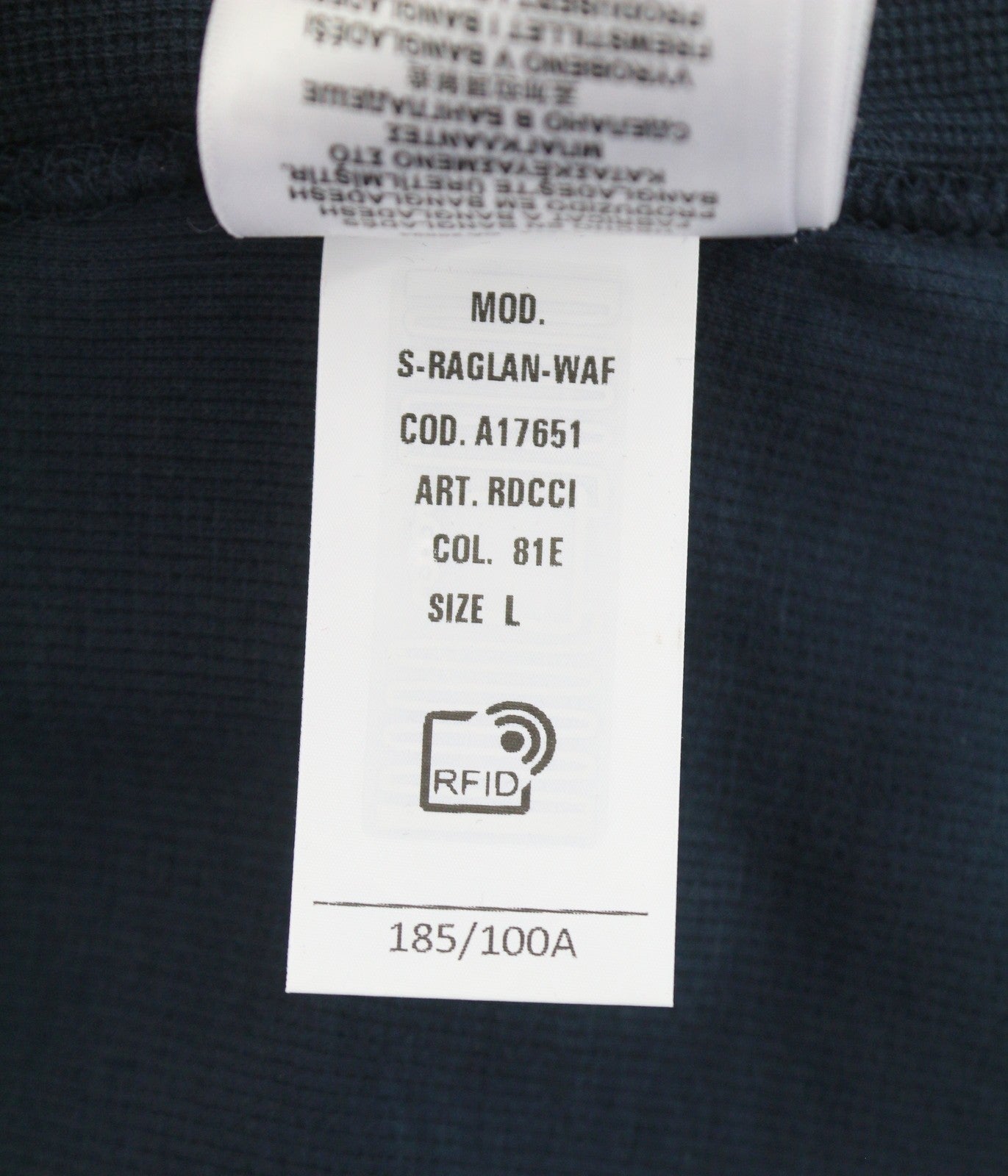 Diesel S-raglan-waf Men Sweatshirtblue Crew Neck Front Logo Pull On Rrp175