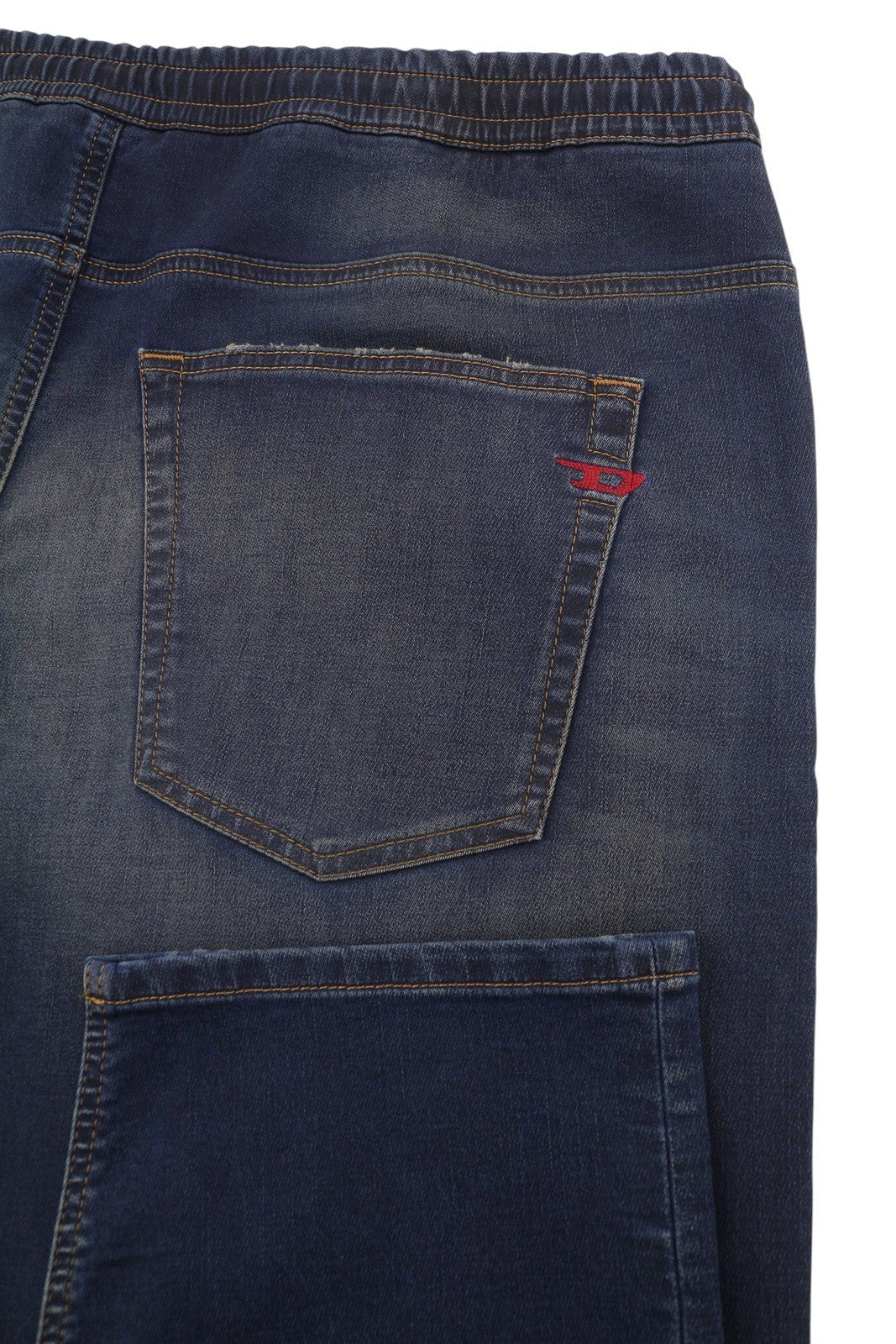 Diesel 2030 D-krooley 09j34 Jogg Men Jeansblue Faded Distress Rrp295