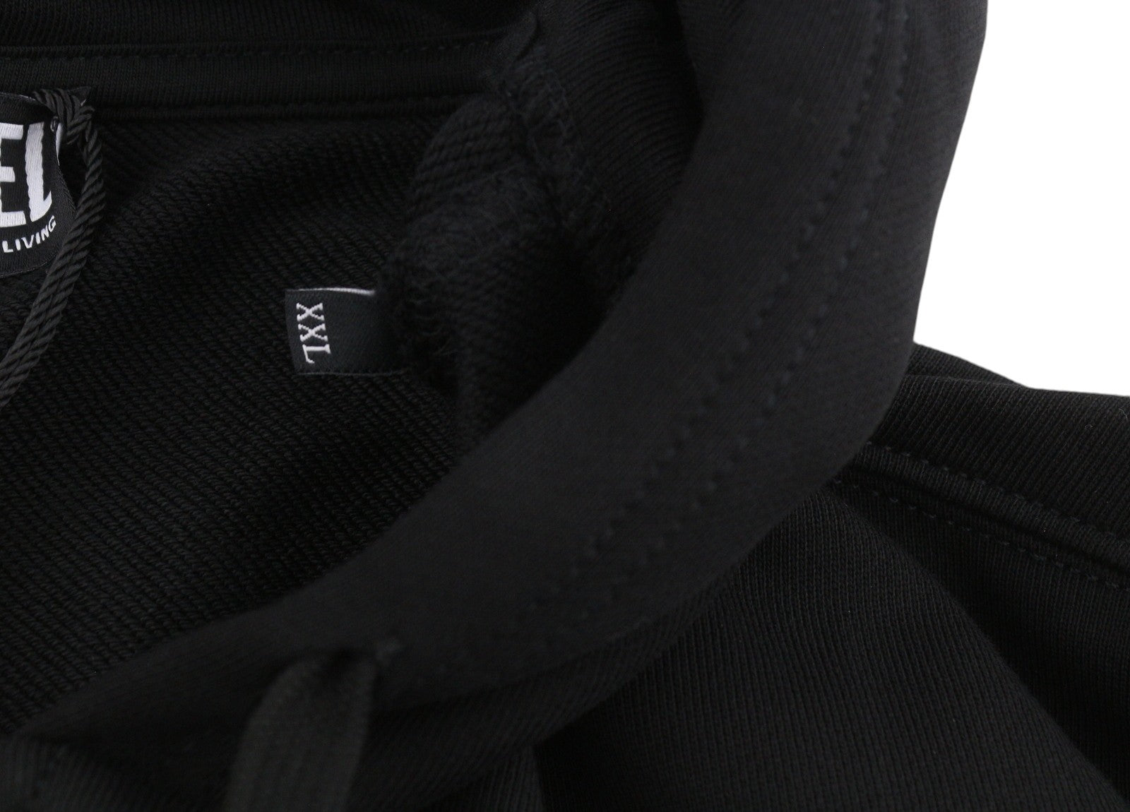 Diesel S-ginn-hood-zip 250209 Off Men Hoodieblack Full Zip Rrp175