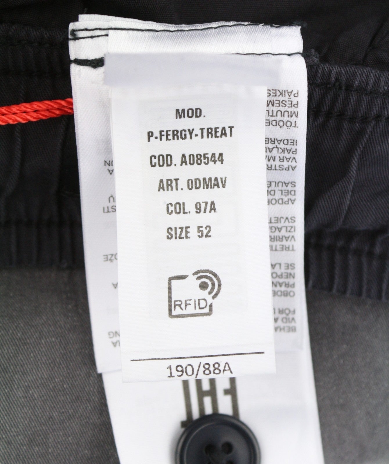 Diesel P-fergy-treat 0dmav Men Trousers 52grey Faded Elastic Waist Rrp175