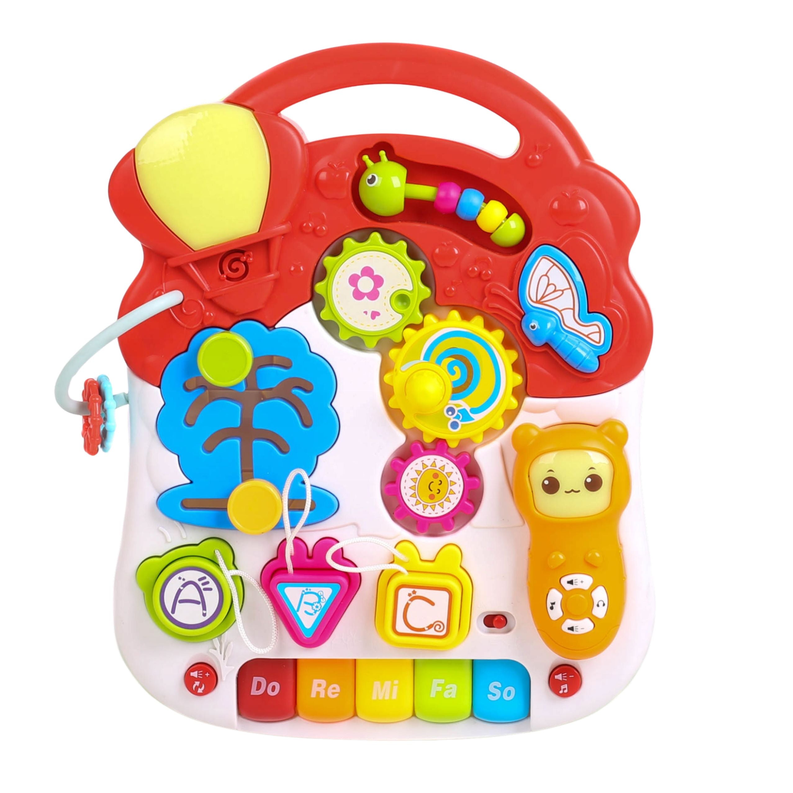 Interactive Educational Table For Toddlers Lights And Sounds Colorful 6 In 1