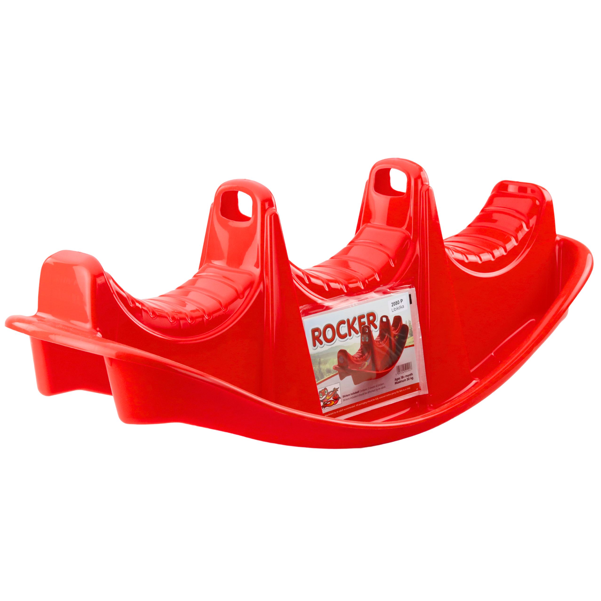 Rocker Snake Rocker Three-seater Cradle Stickers Red 2080