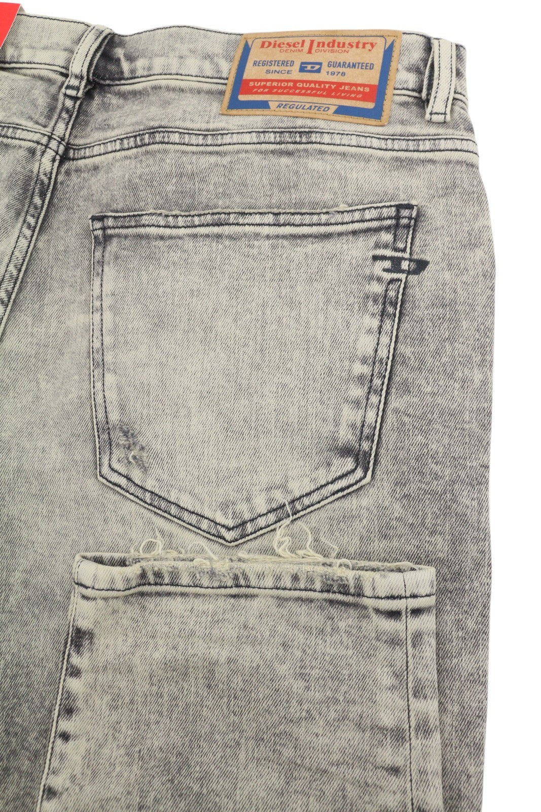Diesel 2019 D-strukt 09h56 Men Jeansgrey Slim Fit Mid Waist Rrp295