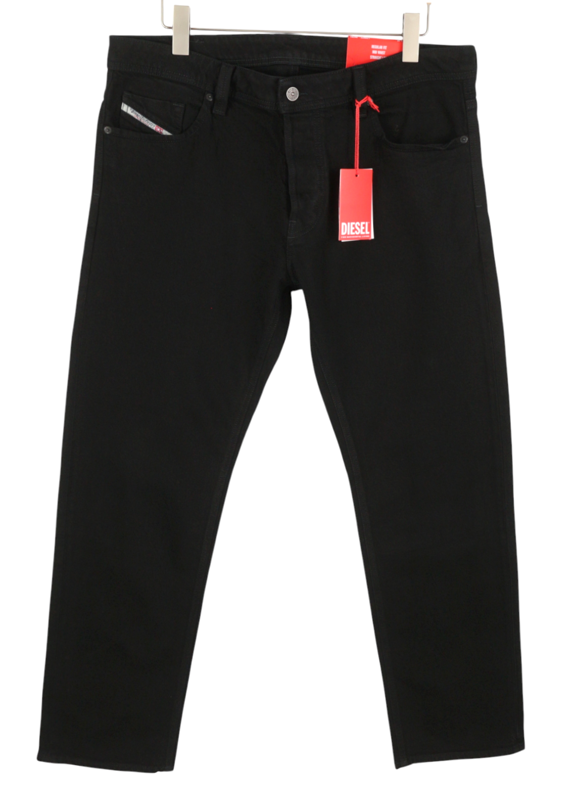 Diesel 1985 Larkee R07r3 Men Jeansregular Fit Straight Leg Mid Waist