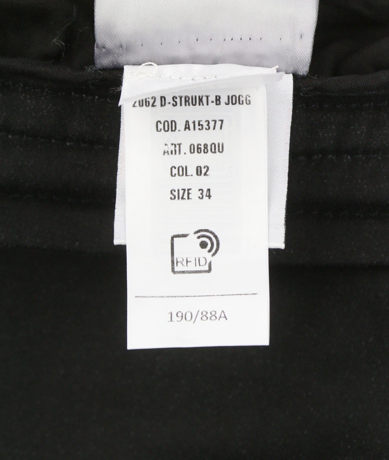 Diesel 2062 D-strukt-b Jogg 068qu Men Jeansblack Distress Rrp295