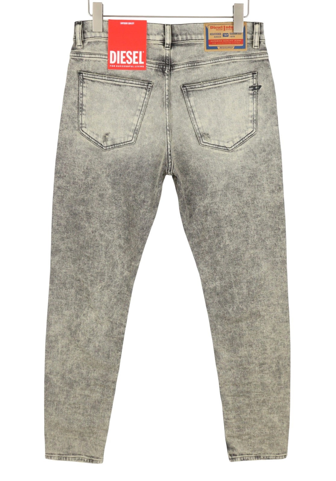 Diesel 2019 D-strukt 09h56 Men Jeansgrey Slim Fit Mid Waist Rrp295