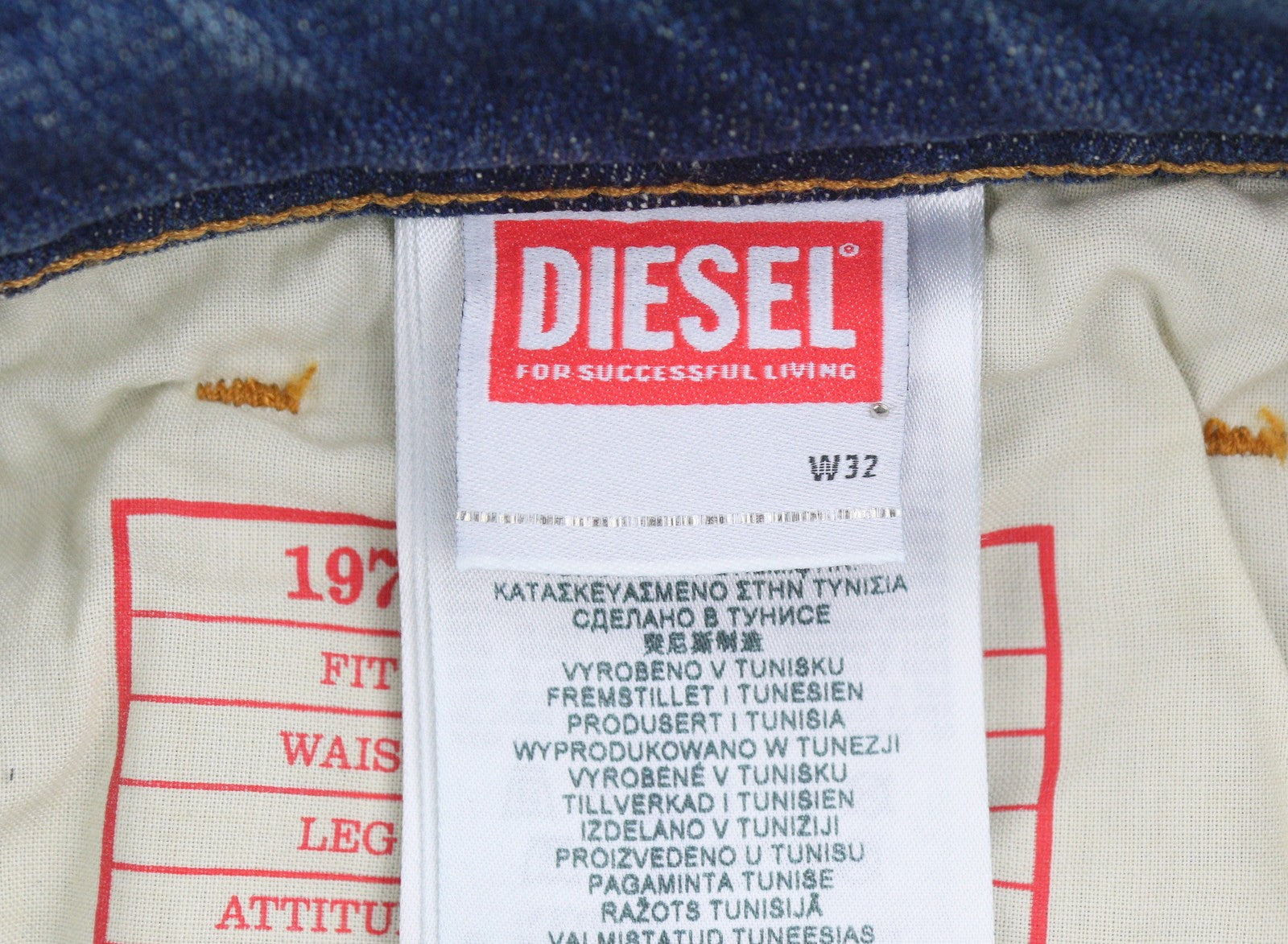 Diesel 1979 Sleenker 09h67 Men Jeansblue Faded Skinny Fit Low Rrp195