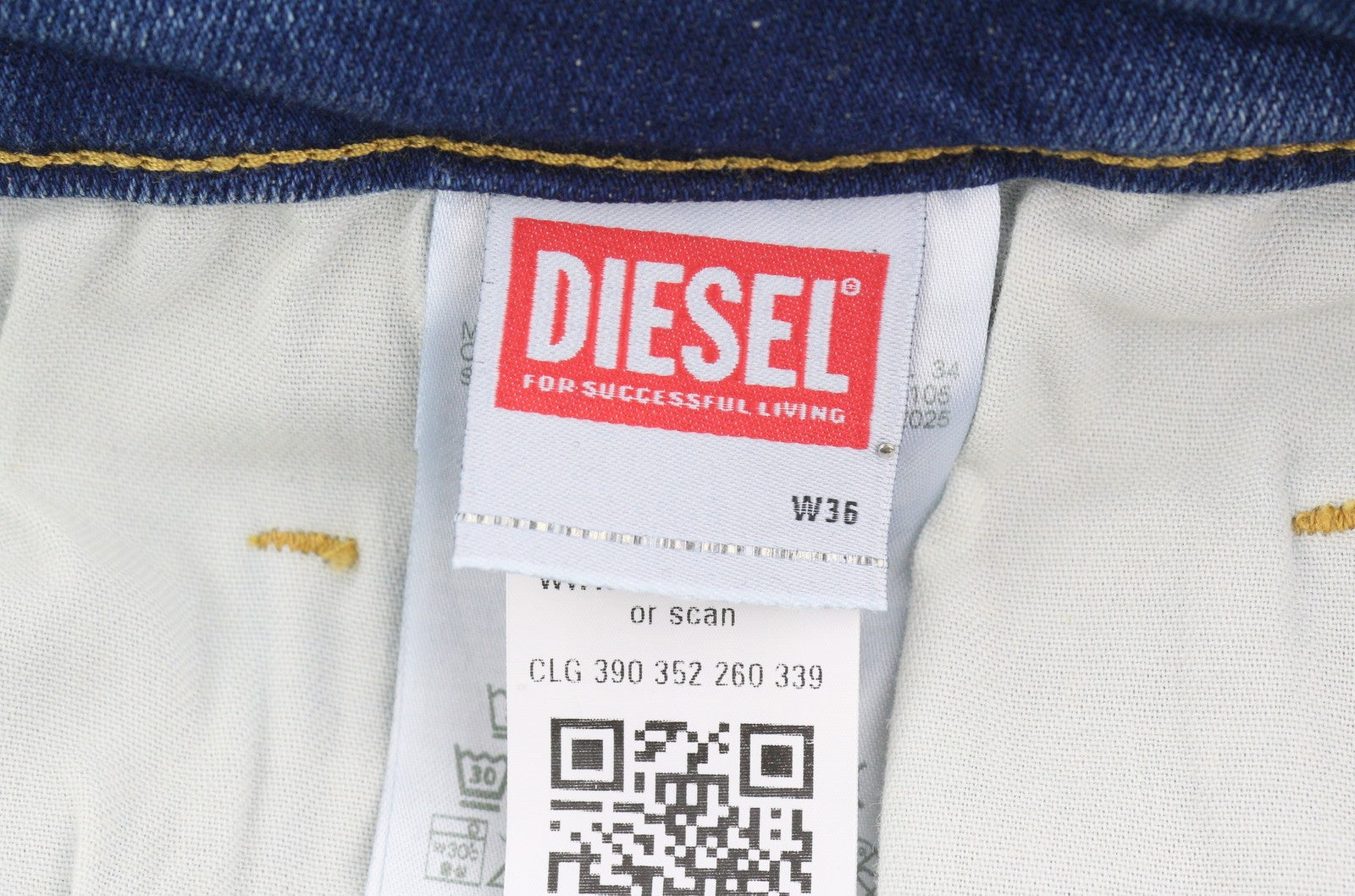 Diesel Tepphar Rb105 Men Jeansblue Whiskers Faded Slim Fit Rrp175