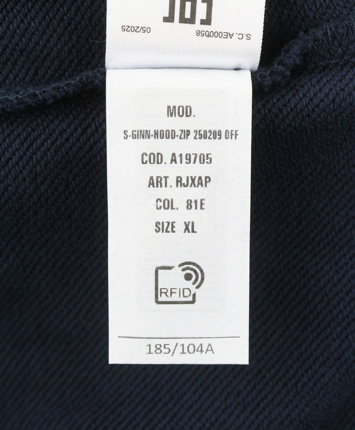 Hoodie S-ginn-hood-zip 250209 Off