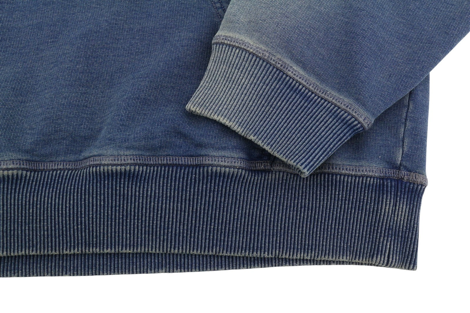 Diesel S-boxt-hood-r6 Men Hoodieblue Faded Kangaroo Pocket Pull On Rrp250