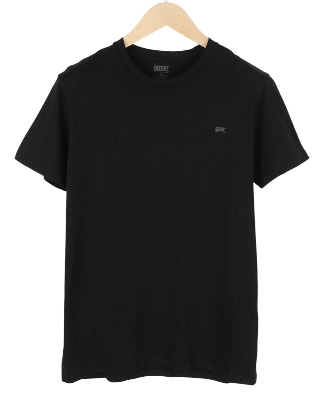 Diesel Umtee-randal-tube-twopack Men T-shirtblack Tricot Slim Short Sleeve