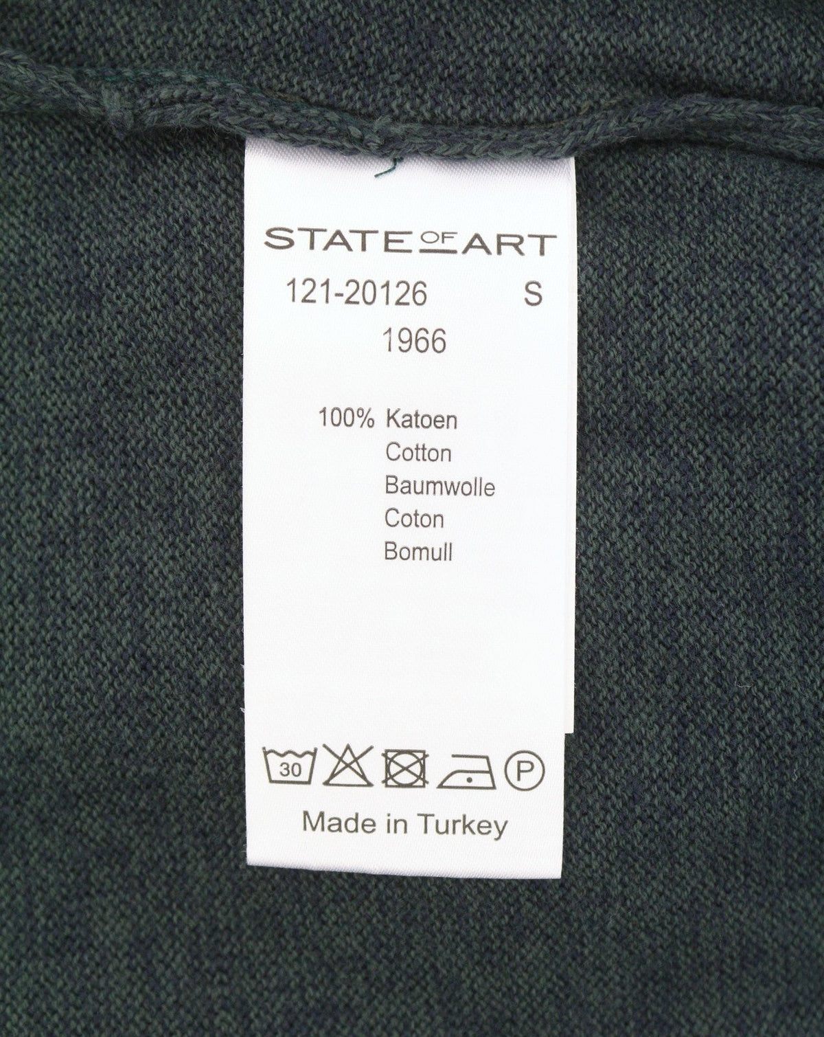 State Of Art Män Jumperdark Grey Melange Stickad V-ringad Pull On