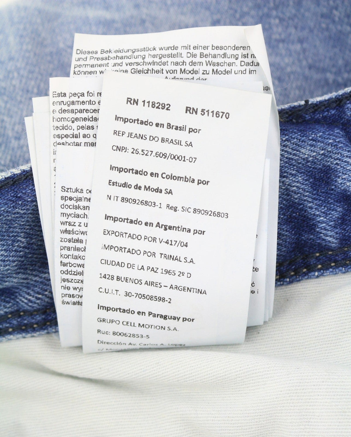 Replay Anbass Men Jeansblå Morrhår Faded Slim Fit Zip Fly Denim