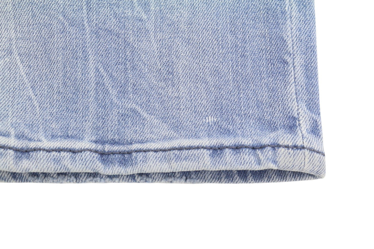 Diesel Buster 081al Masculino Jeansblue Desbotado Regular Slim Tapered Stretch