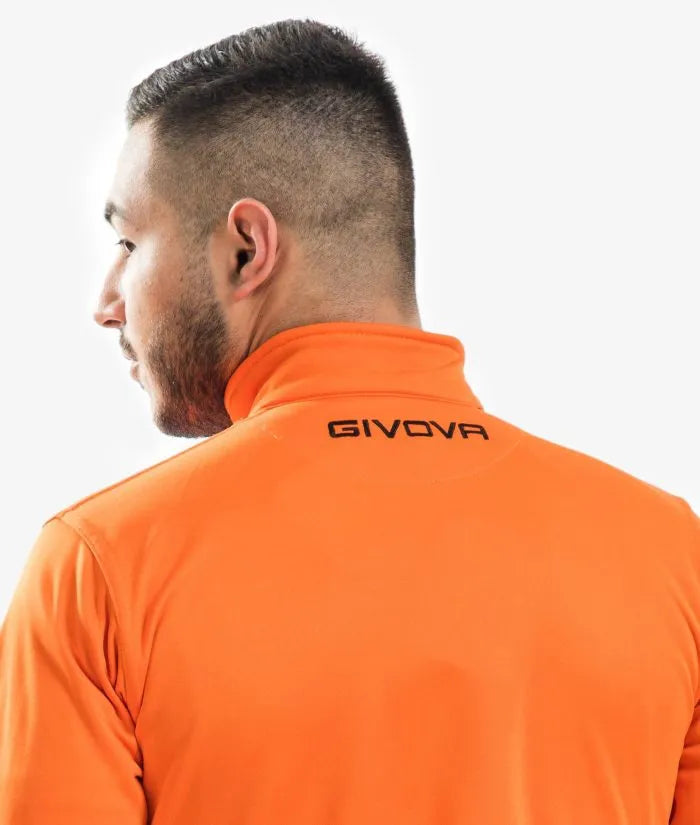 Kombinezon sportowy givova tuta one, zapinany na zamek, pomarańczowy, 2xl