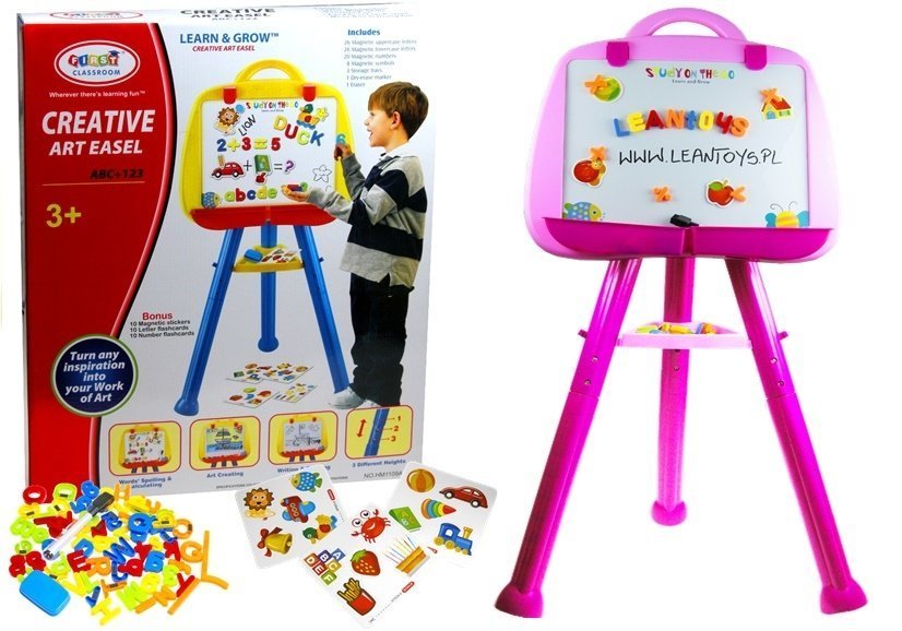 Magnetická tabuľa zmazateľné písmená číslice
