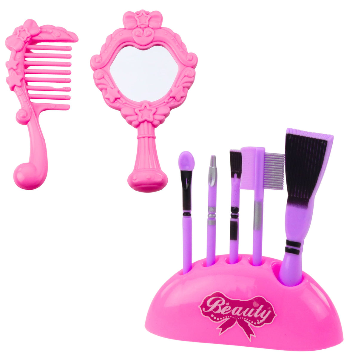 Set De Beauté Coiffeuse Dans Une Valise Accessoires 2 En 1 Licorne Rose