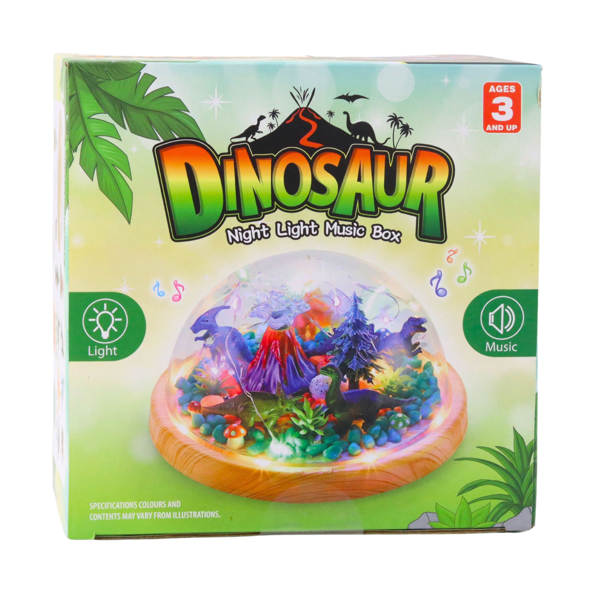Diy Dinosaur Terrarium Creative Kit With Dome Night Light