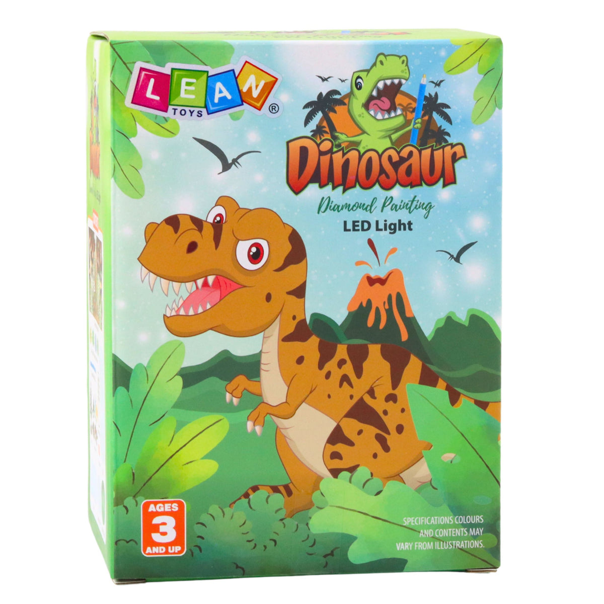 Diy Dinosaurs In A Jar Creative Kit Night Light Remote Control