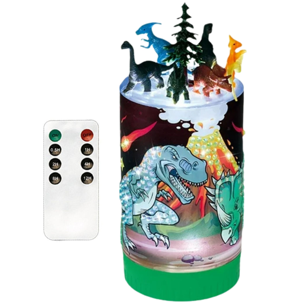 Diy Dinosaurs In A Jar Creative Kit Night Light Remote Control