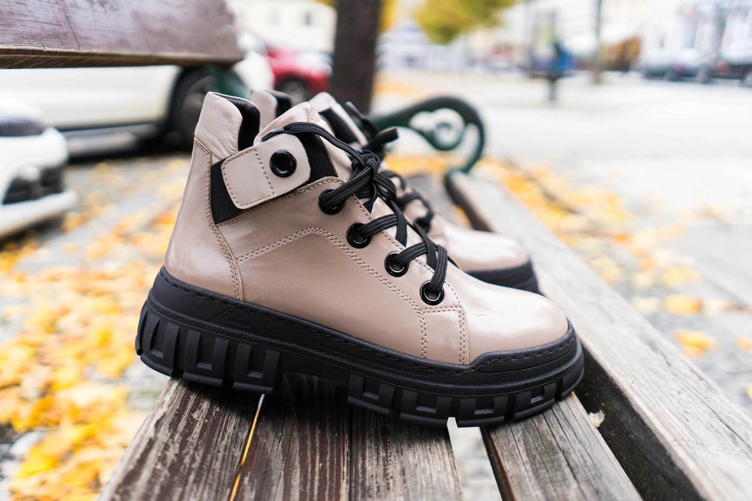 Skinnskor för kvinnor Nell 157 Beige